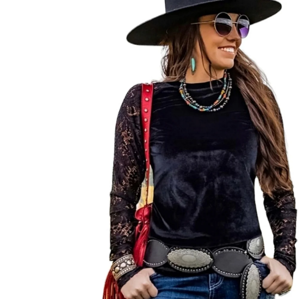 Broadway NYC Fashions Lovely Black Top  Size XL NWOT - Picture 2 of 4